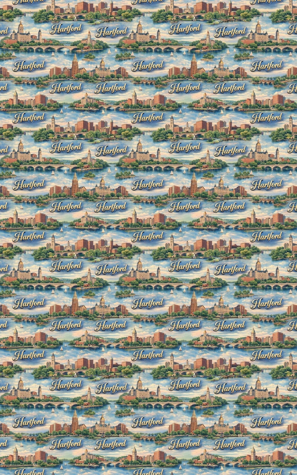 Hartford Insurance Era Glow - London Penny Gift Wrap