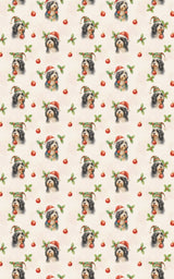 Holly Jolly Beard - London Penny Gift Wrap