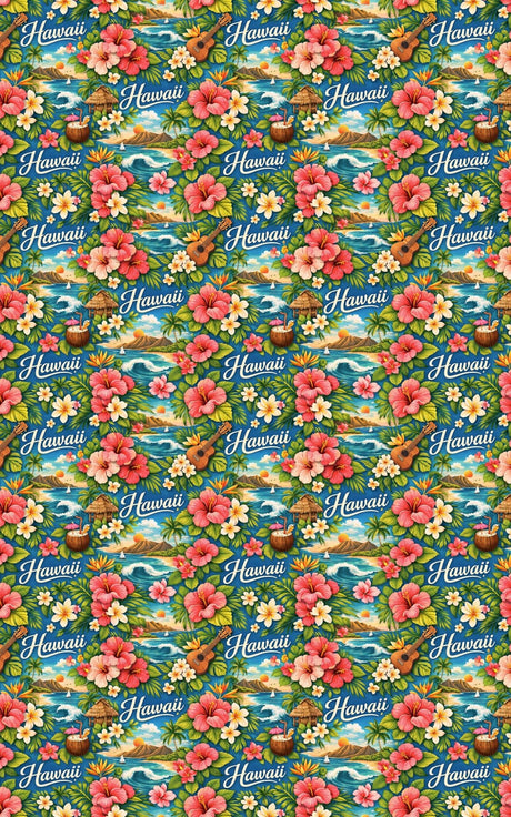 Hawaii Island Aloha - London Penny Gift Wrap
