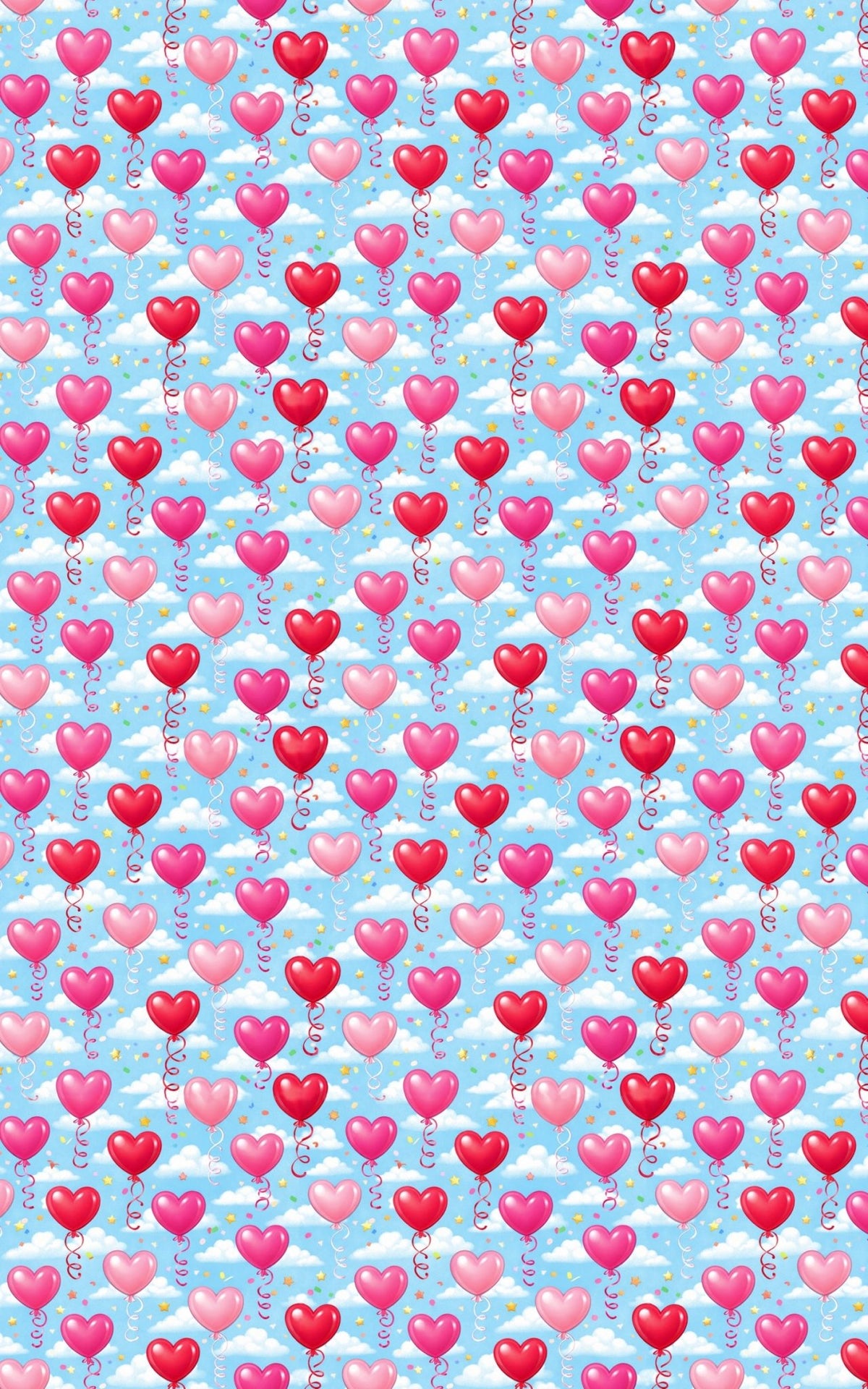 Heart Balloon Parade - London Penny Gift Wrap