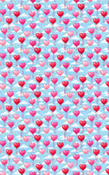 Heart Balloon Parade - London Penny Gift Wrap