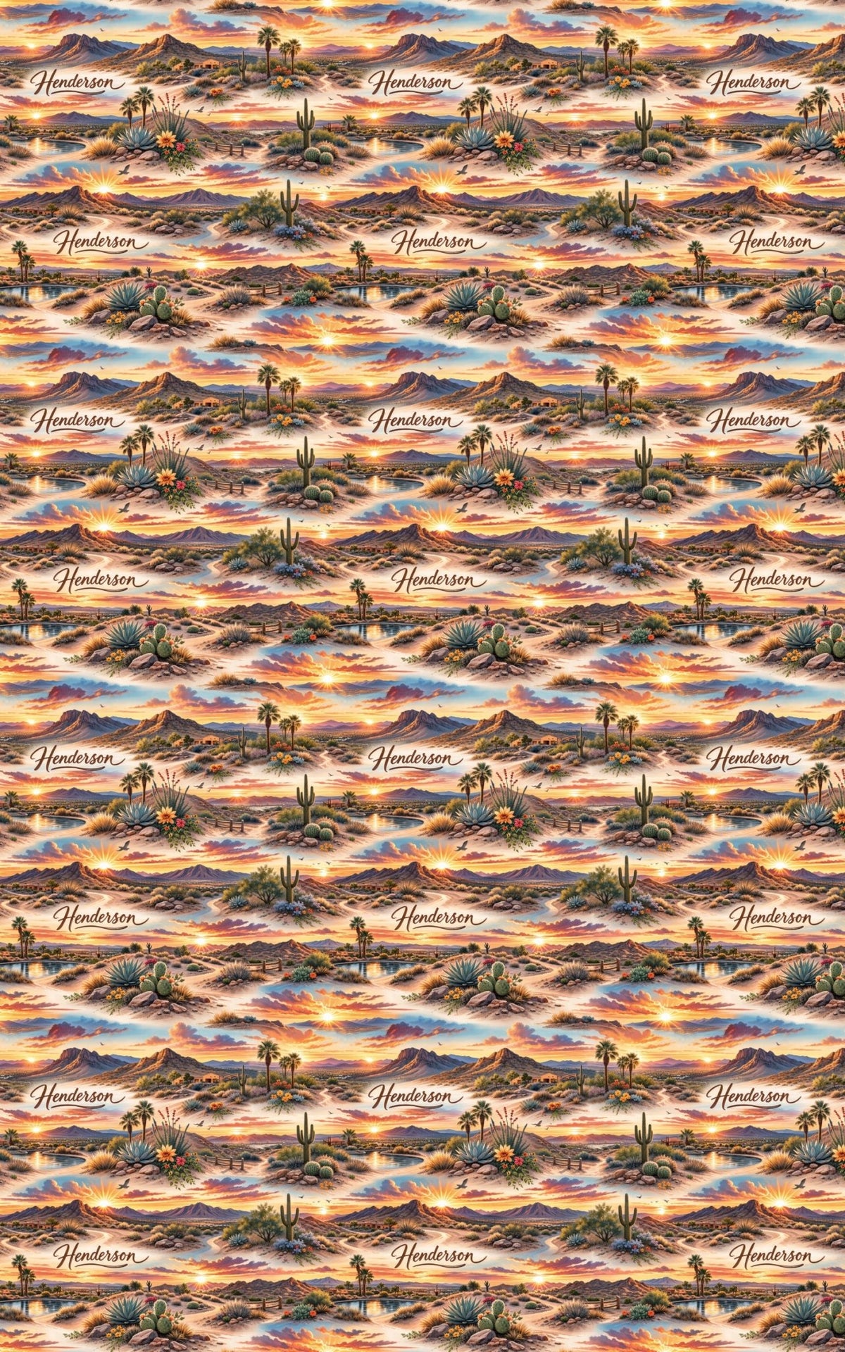 Henderson Desert Horizon - London Penny Gift Wrap