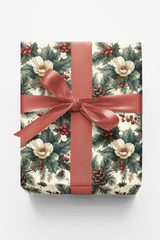 LIMITED TIME | Heritage Winter Botanicals Wrapping Paper - London Penny Gift Wrap