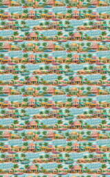 Hialeah Tropical Nights - London Penny Gift Wrap