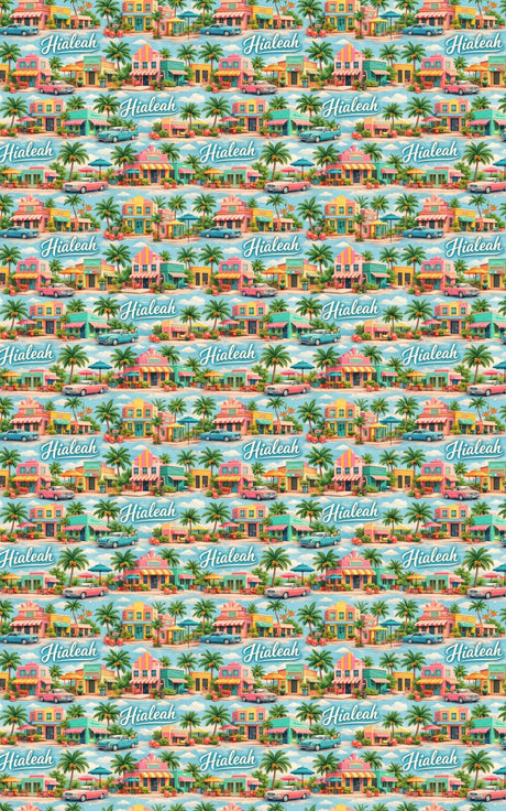 Hialeah Tropical Nights - London Penny Gift Wrap