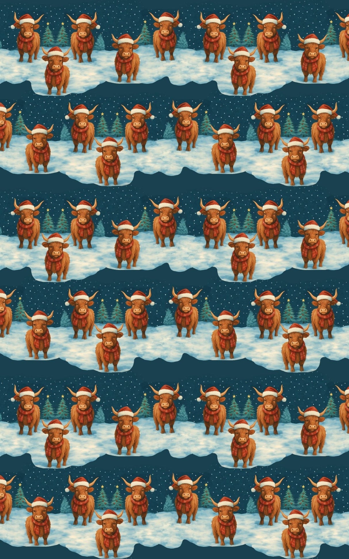 Highland Holiday Magic - London Penny Gift Wrap