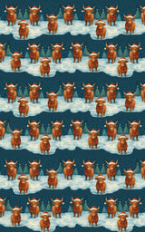 Highland Holiday Magic - London Penny Gift Wrap