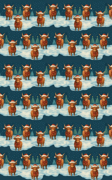 Highland Holiday Magic - London Penny Gift Wrap
