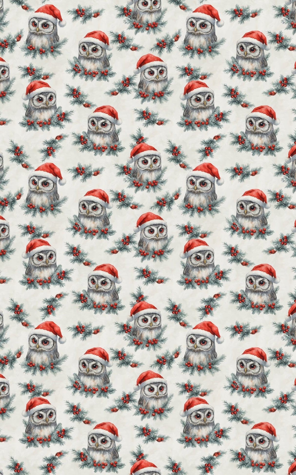 Holiday Night Owls - London Penny Gift Wrap