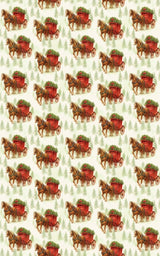 Holiday Carriage - London Penny Gift Wrap