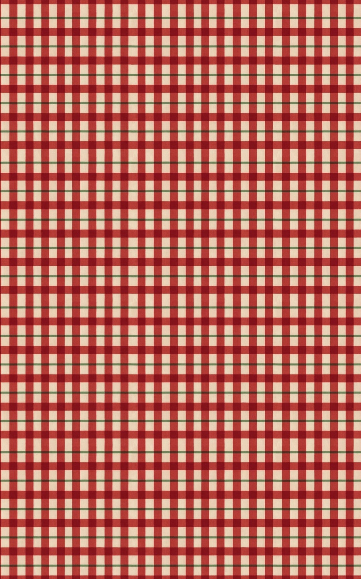 Holiday Gingham - London Penny Gift Wrap