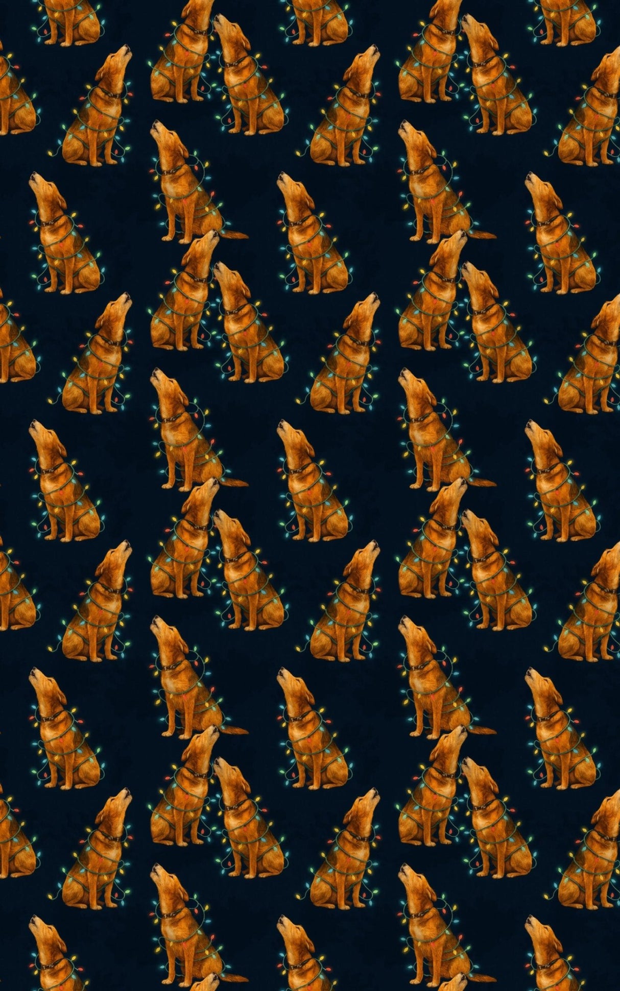 Holiday Howl Harmony - London Penny Gift Wrap