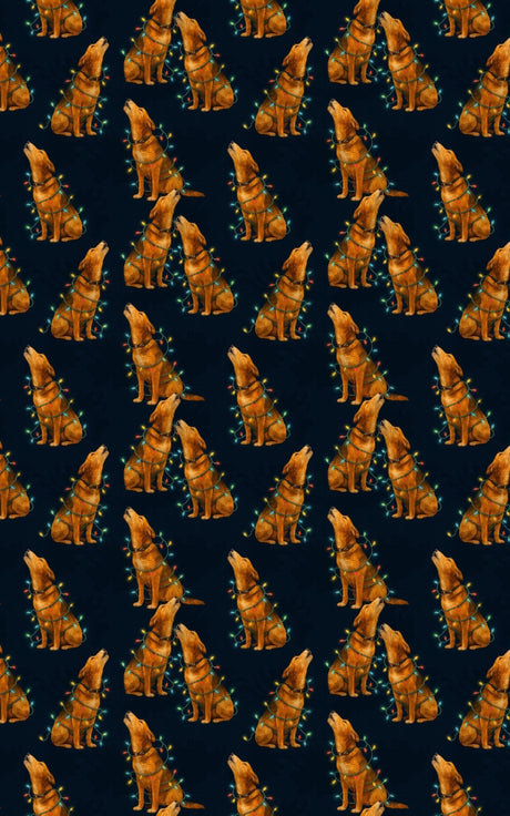 Holiday Howl Harmony - London Penny Gift Wrap
