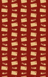 Holiday Postcard - London Penny Gift Wrap