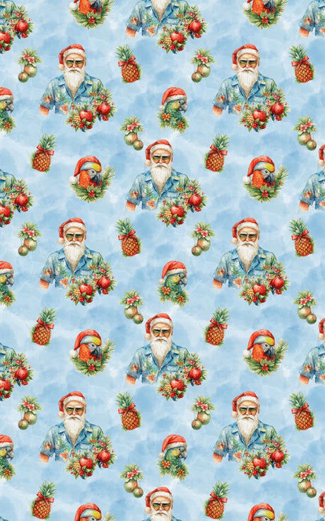 Tinsel Tropic Dreams - London Penny Gift Wrap