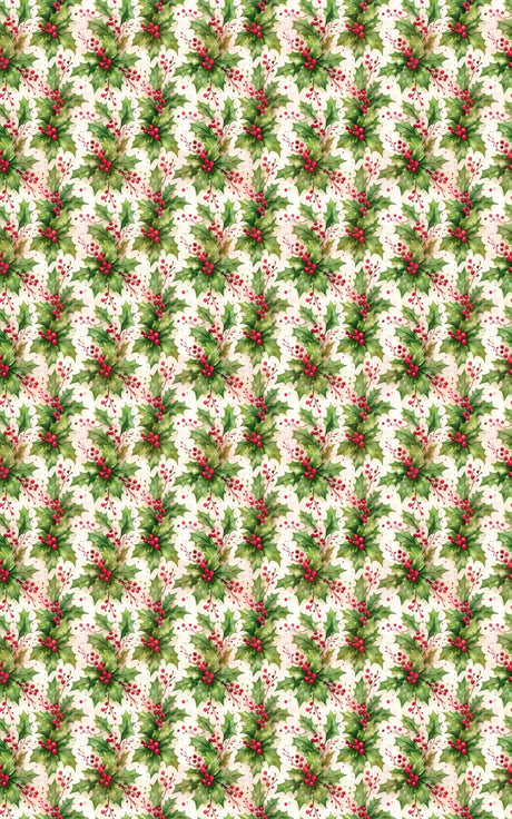 Merry & Bright Boughs - London Penny Gift Wrap