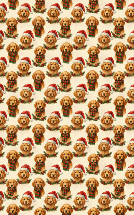 Santa’s Golden Helper - London Penny Gift Wrap