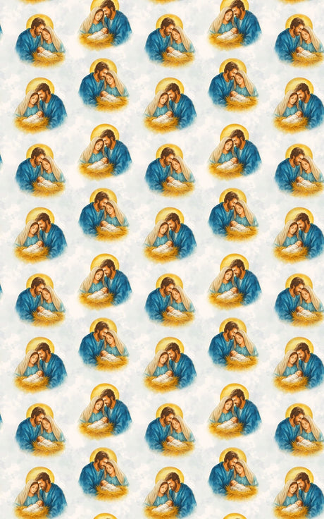 Holy Family Halo - London Penny Gift Wrap