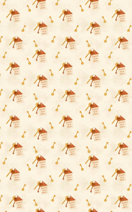 Dream Home Keys - London Penny Gift Wrap
