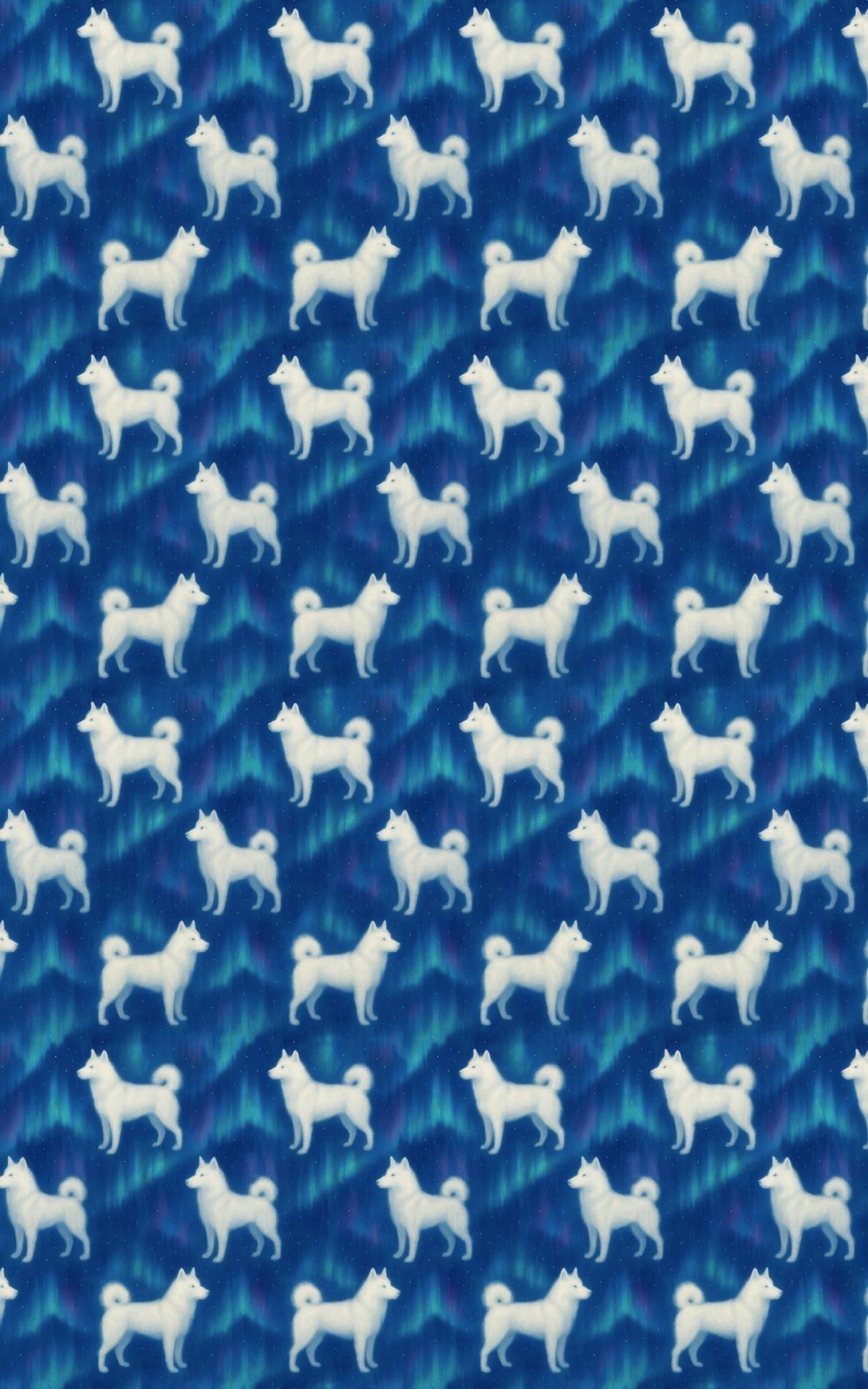 Husky Aurora - London Penny Gift Wrap