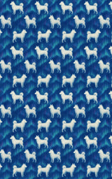 Husky Aurora - London Penny Gift Wrap