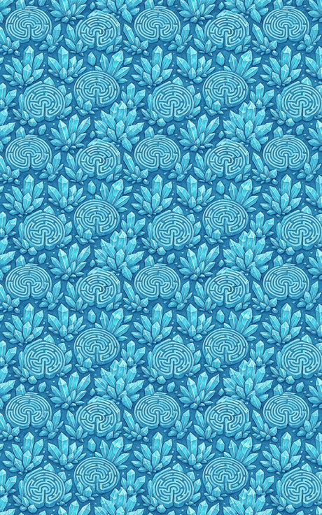 Ice Crystal Labyrinth - London Penny Gift Wrap
