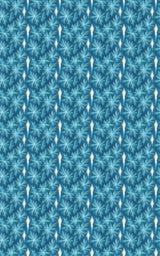 Blue Frost Bloom - London Penny Gift Wrap