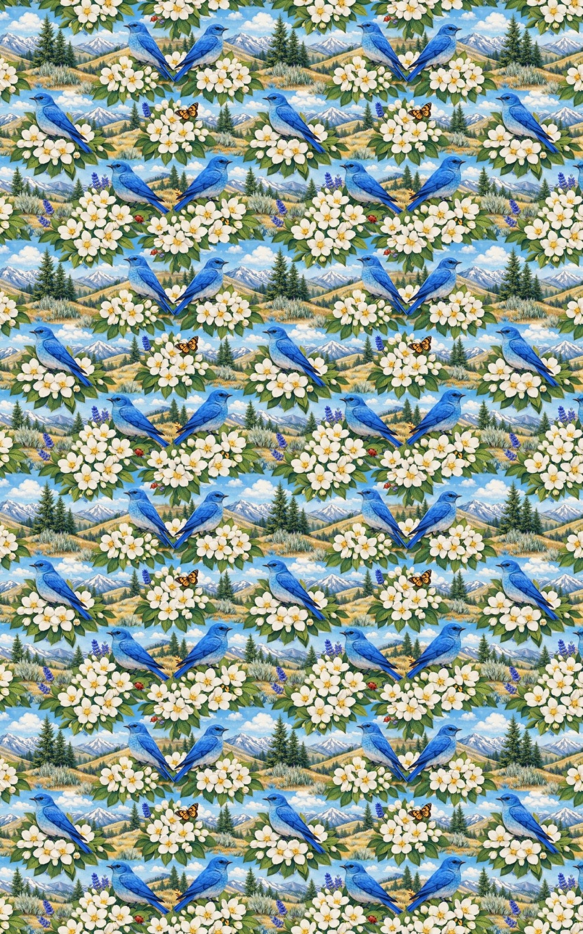 Idaho Flora & Fauna - London Penny Gift Wrap