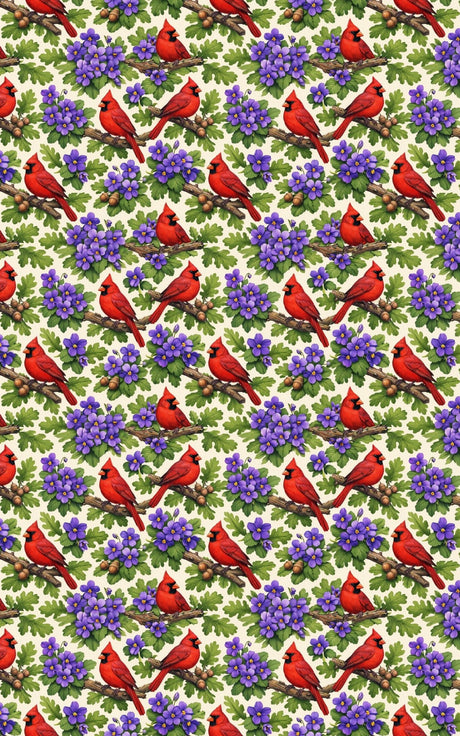 Illinois Flora & Fauna - London Penny Gift Wrap