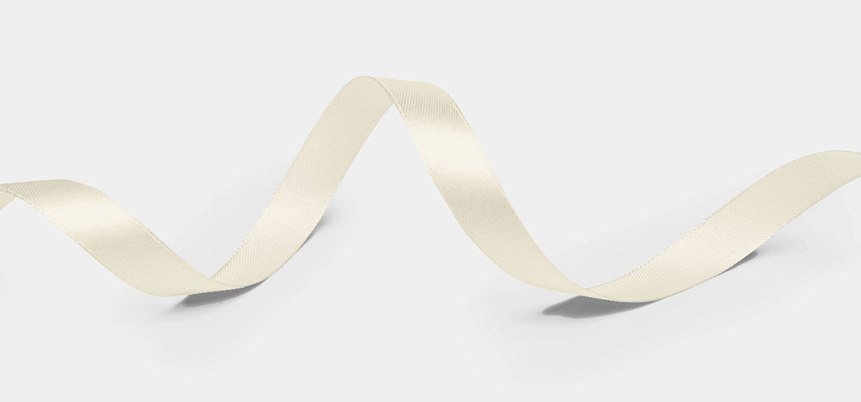 Ivory Whisper Ribbon - London Penny Gift Wrap