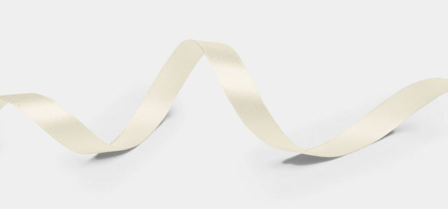 Ivory Whisper Ribbon - London Penny Gift Wrap
