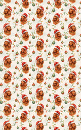 Santa Setter Sparkle - London Penny Gift Wrap