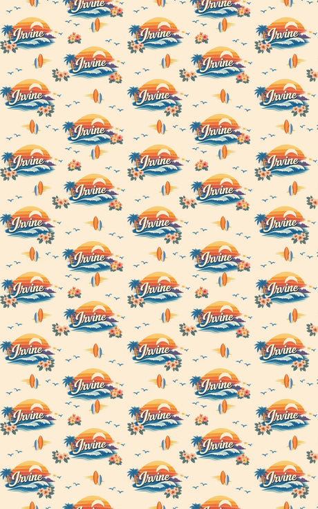 Irvine Pacific Calm - London Penny Gift Wrap