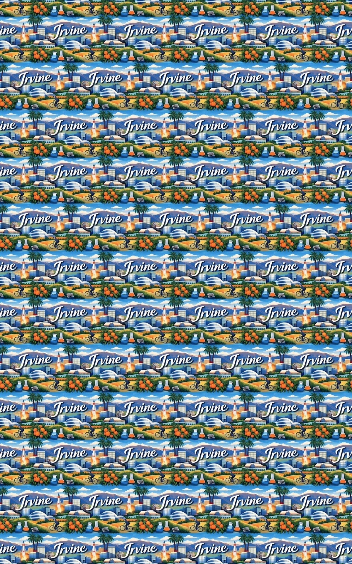 Irvine Tech Coast Twilight II - London Penny Gift Wrap
