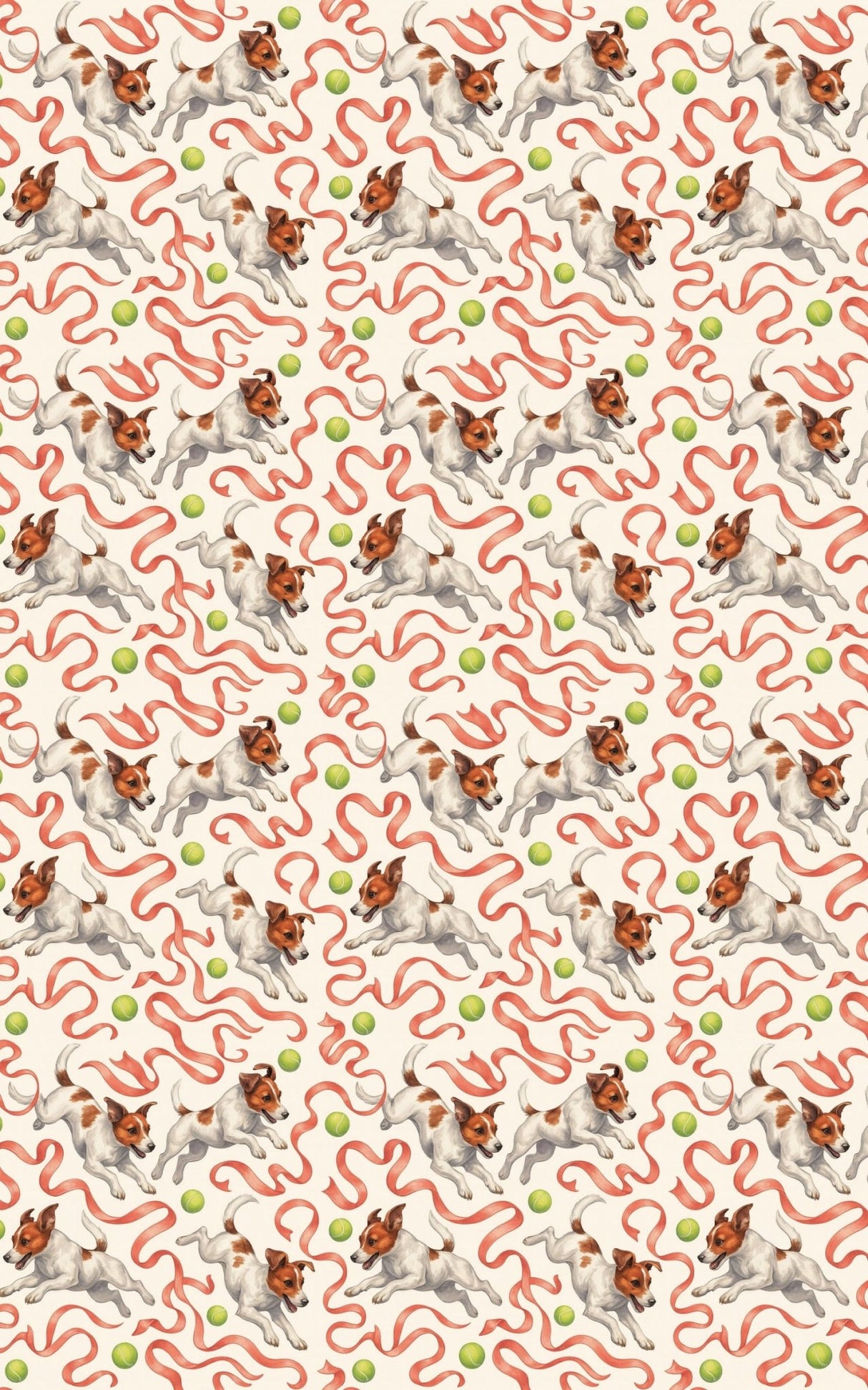 Jack Russell Jamboree - London Penny Gift Wrap