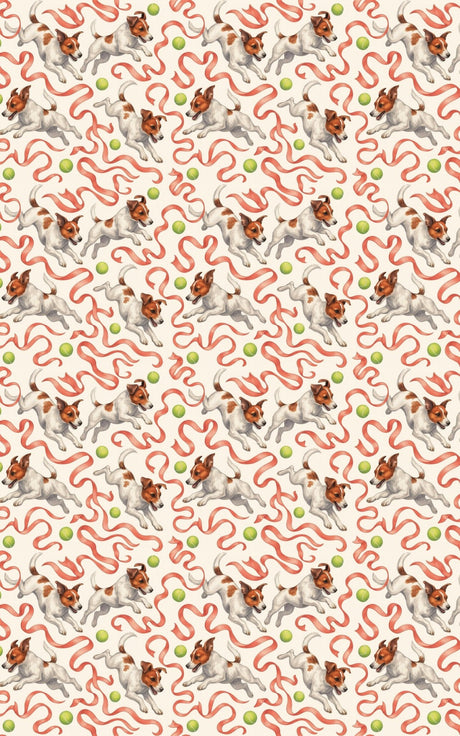 Jack Russell Jamboree - London Penny Gift Wrap
