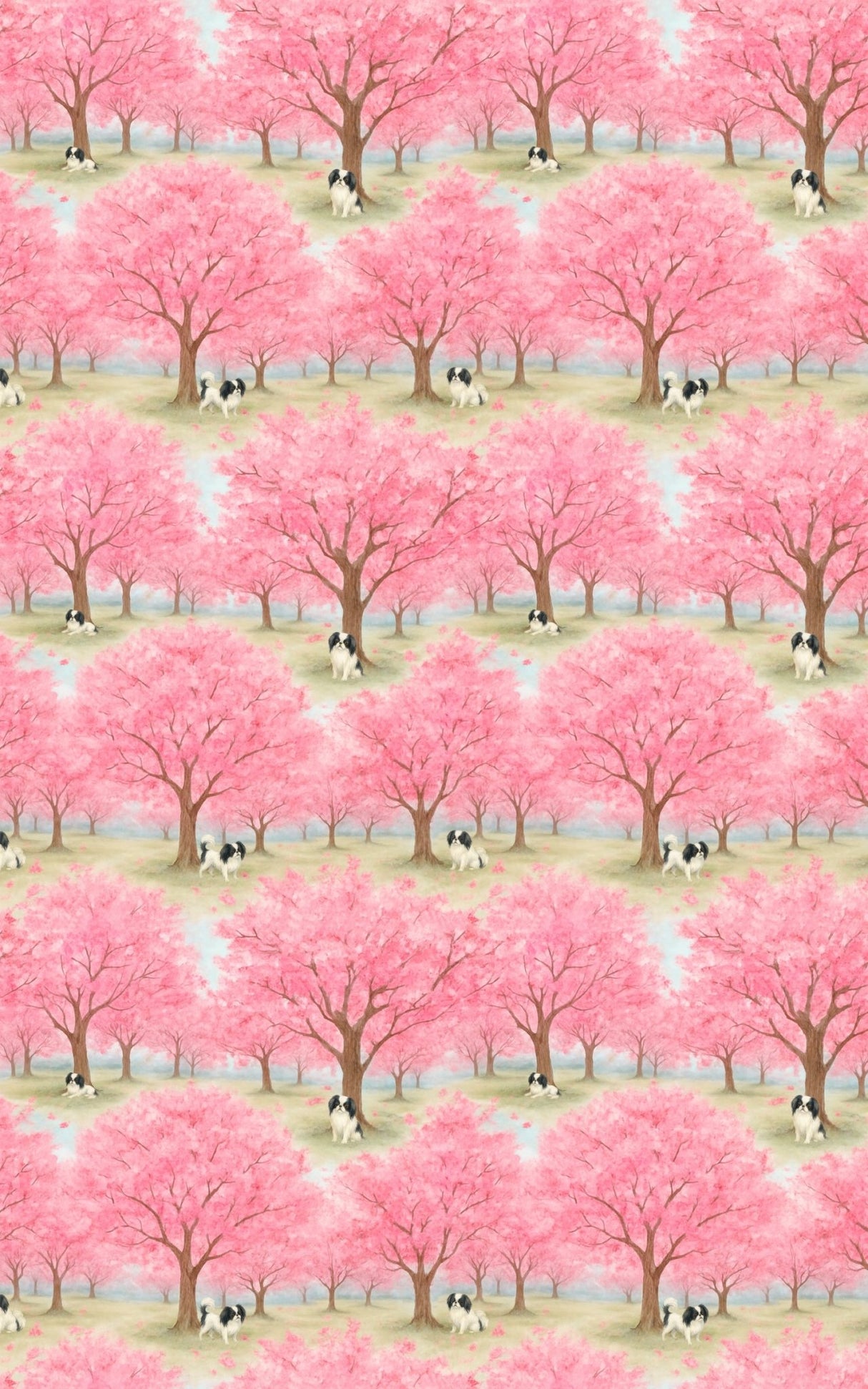 Japanese Chin - London Penny Gift Wrap