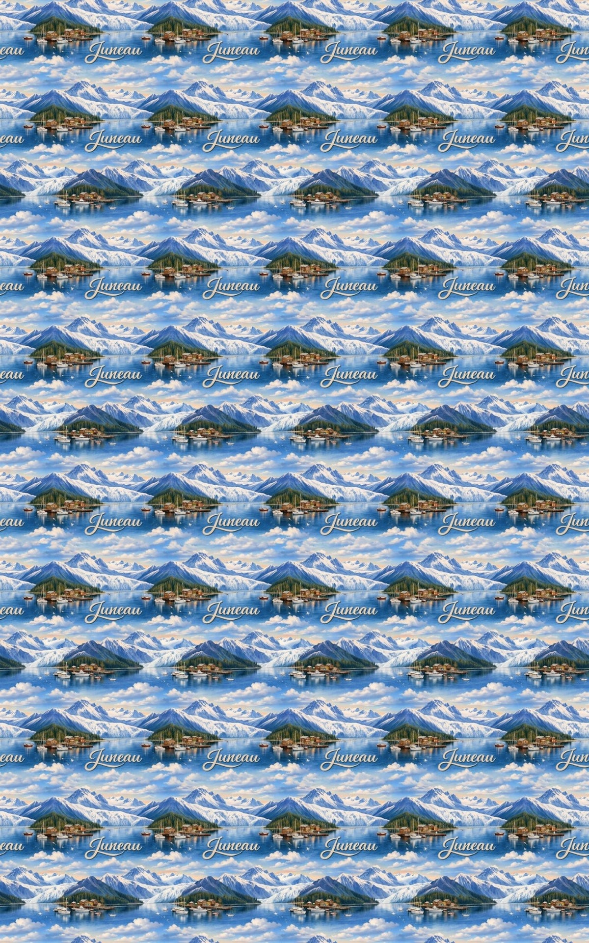 Juneau Glacier Harbor - London Penny Gift Wrap