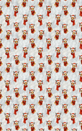 Festive Kangaroo Elegance - London Penny Gift Wrap