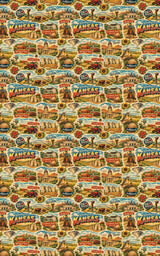 Kansas Postcard Memories - London Penny Gift Wrap