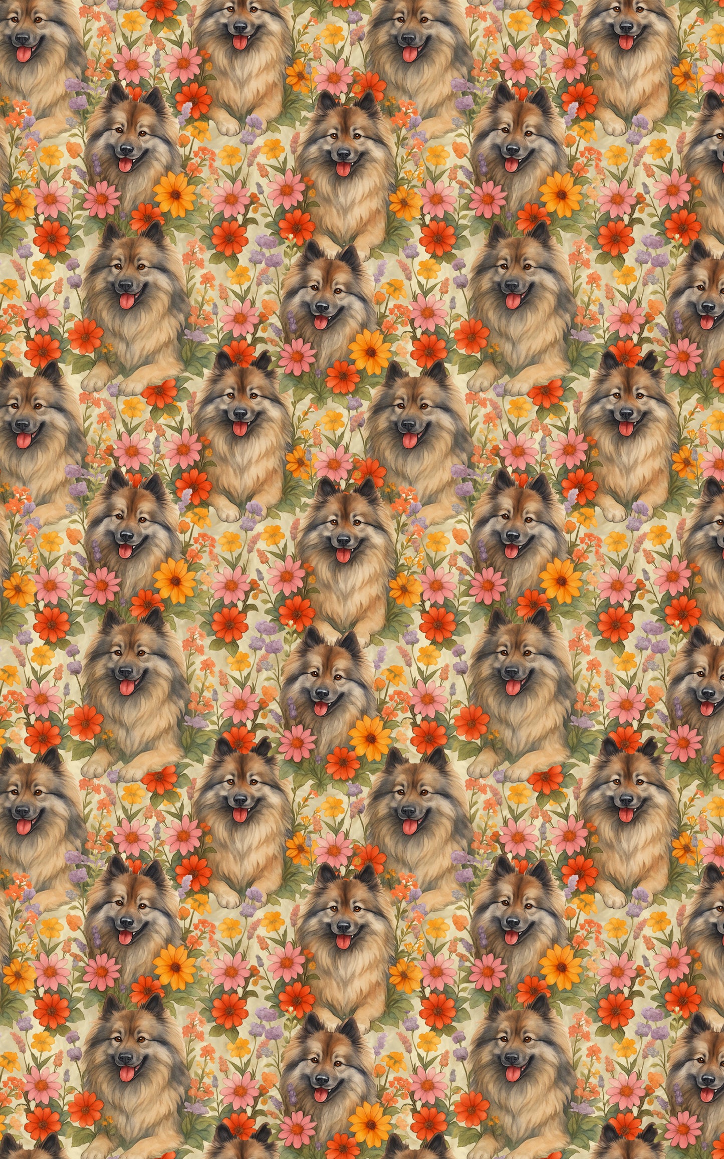 Garden Keeshond