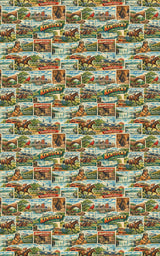 Kentucky Postcard Memories - London Penny Gift Wrap