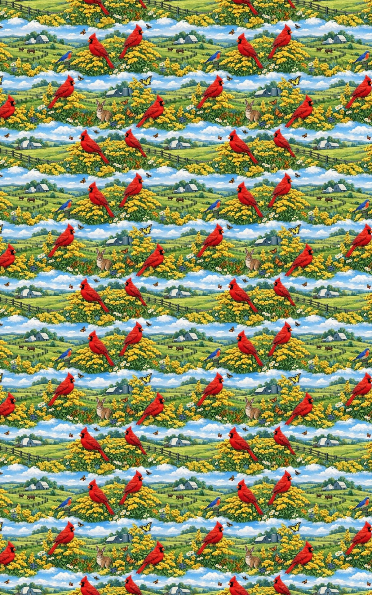 Kentucky Flora & Fauna - London Penny Gift Wrap