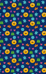 Kindergarten Shapes Party - London Penny Gift Wrap