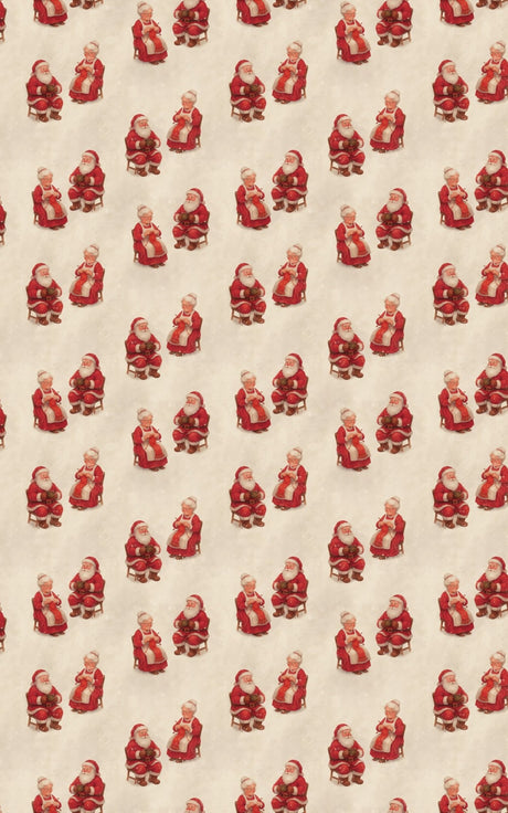 Love & Laughter with the Clauses - London Penny Gift Wrap