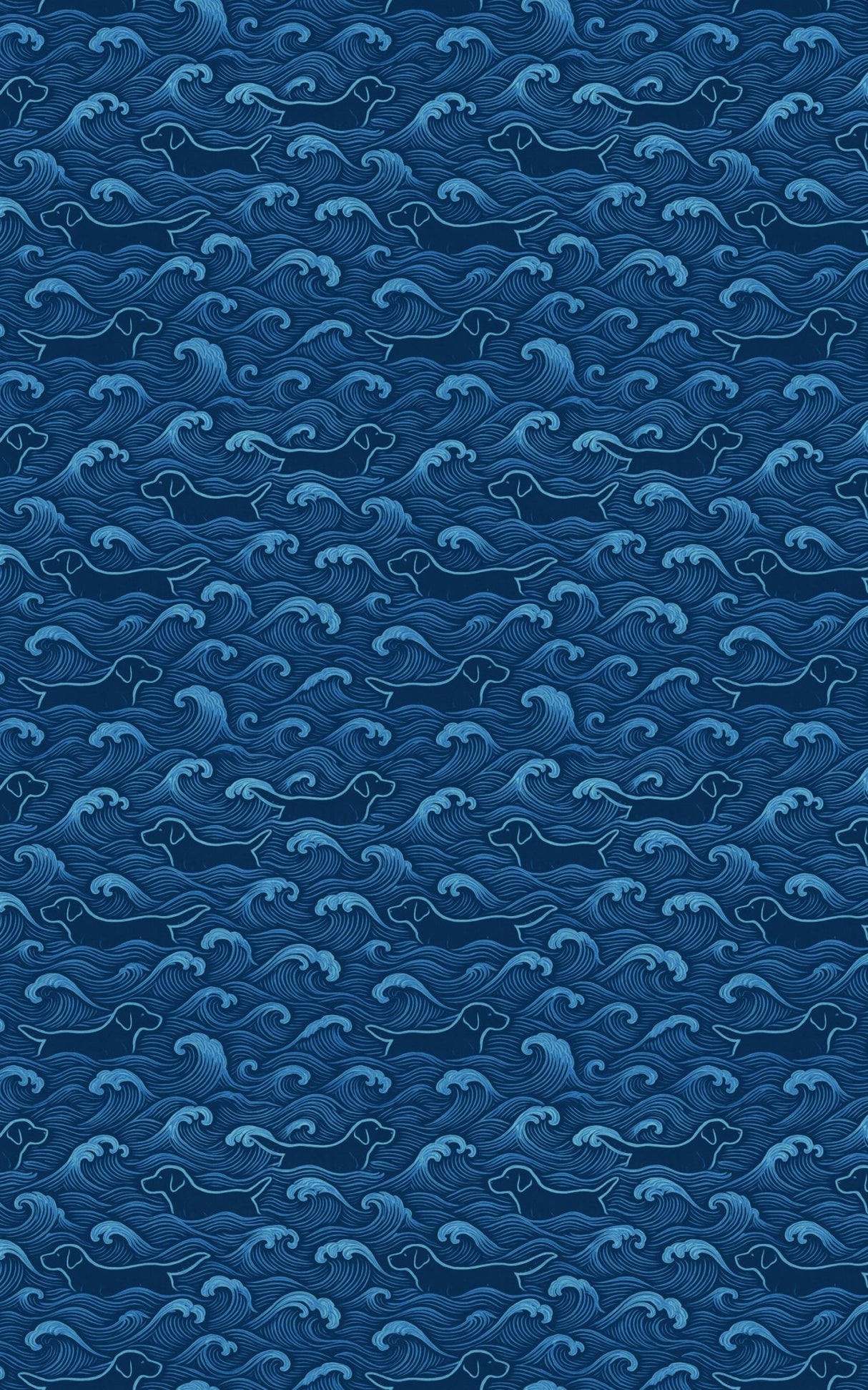 Labrador Lagoon - London Penny Gift Wrap
