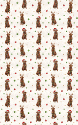 Yuletide Labrador Cheer - London Penny Gift Wrap