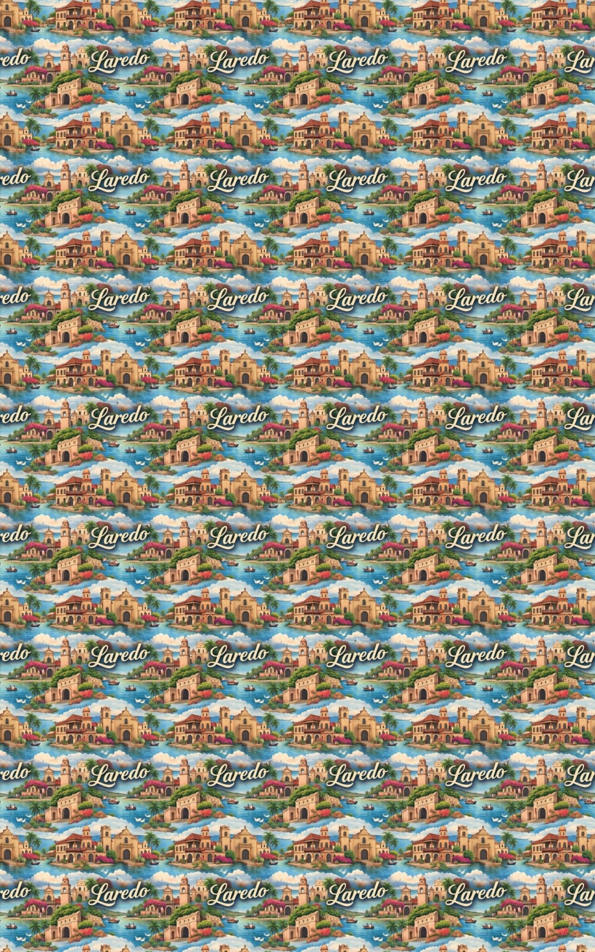 Laredo Border Sunset - London Penny Gift Wrap
