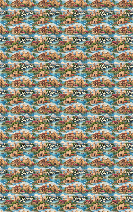 Laredo Border Sunset - London Penny Gift Wrap