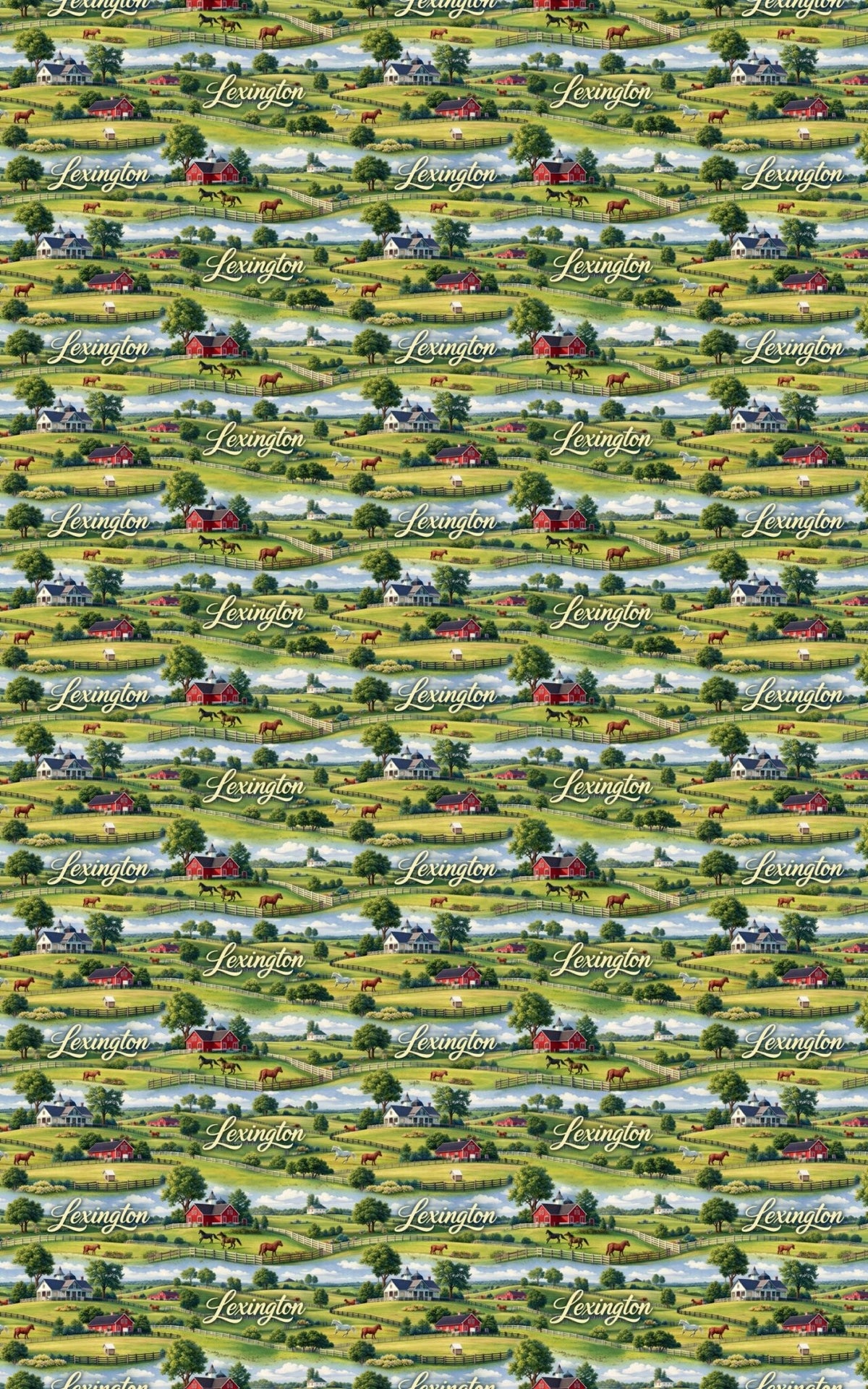 Lexington Bluegrass Glow - London Penny Gift Wrap